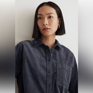 Madewell Corduroy Button- Up